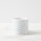 Sky Confetti Wassercolor Dots Espresso Tasse (Vorderseite)