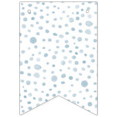 Sky Confetti Wasserfarbe Dots Jagdflagge Wimpelkette (Erste Fahne)
