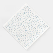 Sky Confetti Wasserfarbe Dots Papier Napkin Serviette (Ecke)