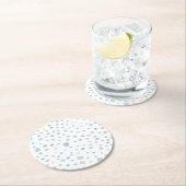Sky Confetti Watercolor Dots Paper Untersetzer (Vor Ort)