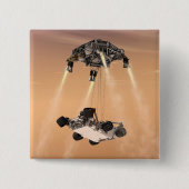 Sky Crane-Manöver während des Abstiegs der Mars Button (Vorderseite)