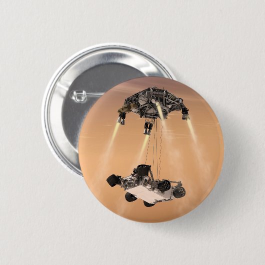 Sky Crane-Manöver während des Abstiegs der Mars Button (Vorne & Hinten)