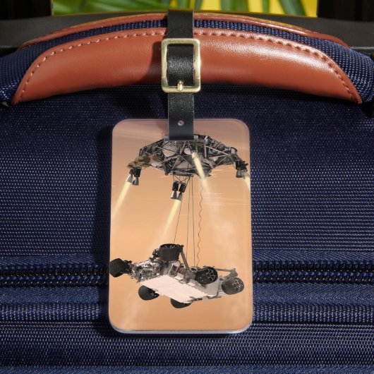 Sky Crane-Manöver während des Abstiegs der Mars Gepäckanhänger (Vorderseite Insitu 2)