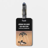 Sky Crane-Manöver während des Abstiegs der Mars Gepäckanhänger (Rückseite vertikal)