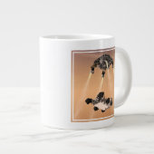 Sky Crane-Manöver während des Abstiegs der Mars Jumbo-Tasse (Vorderseite Rechts)