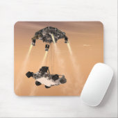 Sky Crane-Manöver während des Abstiegs der Mars Mousepad (Mit Mouse)