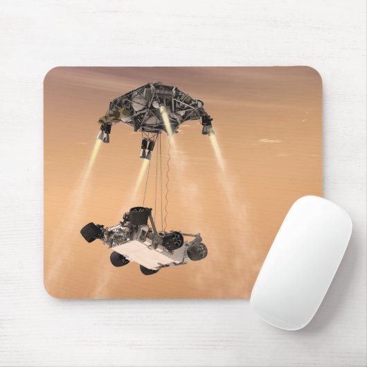 Sky Crane-Manöver während des Abstiegs der Mars Mousepad (Mit Mouse)