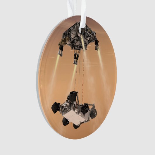 Sky Crane-Manöver während des Abstiegs der Mars Ornament (Vorderseite)