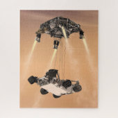 Sky Crane-Manöver während des Abstiegs der Mars Puzzle (Vertikal)