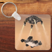 Sky Crane-Manöver während des Abstiegs der Mars Schlüsselanhänger (Vorderseite)