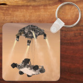 Sky Crane-Manöver während des Abstiegs der Mars Schlüsselanhänger (Rückseite)