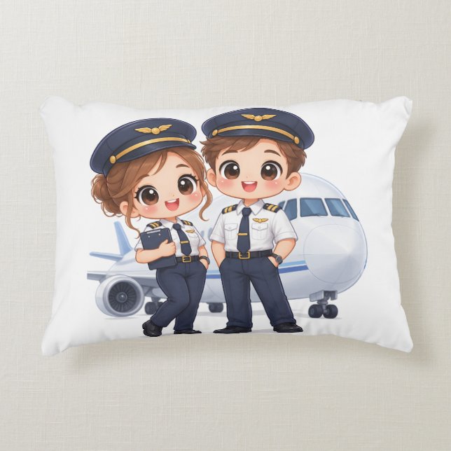 Sky Crew Duo Dekokissen (Vorderseite)