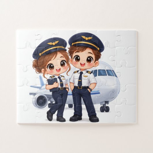 Sky Crew Duo Puzzle (Horizontal)