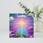 Sky Cross Church Einladung (Stehend Vorderseite)