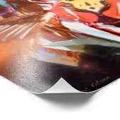 SKY DANCER Native American Fotodruck (Ecke)