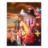 SKY DANCER Native American Fotodruck (Vorne)