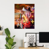 SKY DANCER Native American Poster (Heimbüro)