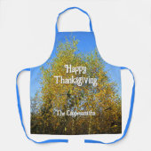 Sky Dancing Autumn Leaves - Personalisiert Schürze (Vorderseite)