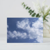 Sky Dankeskarte (Stehend Vorderseite)