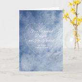 Sky Daughter und Ehemann Personalisierten Jahresta Karte (Gelbe Blume)