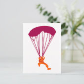 SKY DIVE EXPLOREN POSTKARTE (Stehend Vorderseite)