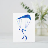SKY DIVE KRAZY POSTKARTE (Stehend Vorderseite)