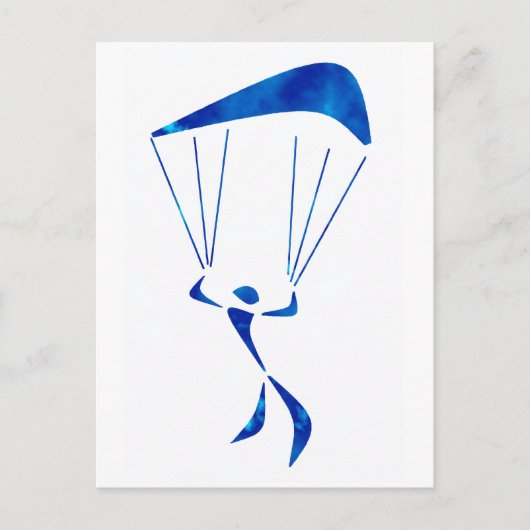 SKY DIVE KRAZY POSTKARTE (Vorderseite)