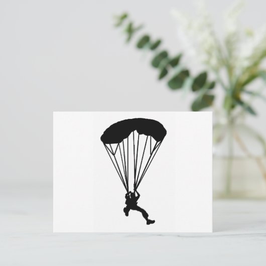 SKY DIVE NIGHT POSTKARTE (Stehend Vorderseite)