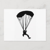 SKY DIVE NIGHT POSTKARTE (Vorderseite)