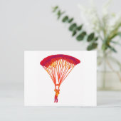 SKY DIVE TRUTH POSTKARTE (Stehend Vorderseite)