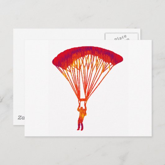 SKY DIVE TRUTH POSTKARTE (Vorne/Hinten)