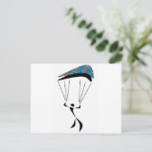 SKY DIVE ZONED POSTKARTE (Stehend Vorderseite)