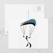 SKY DIVE ZONED POSTKARTE (Vorne/Hinten)