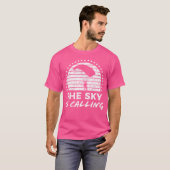 Sky Diver Retro Skydiving Fallschirm Jumper T-Shirt (Vorne ganz)