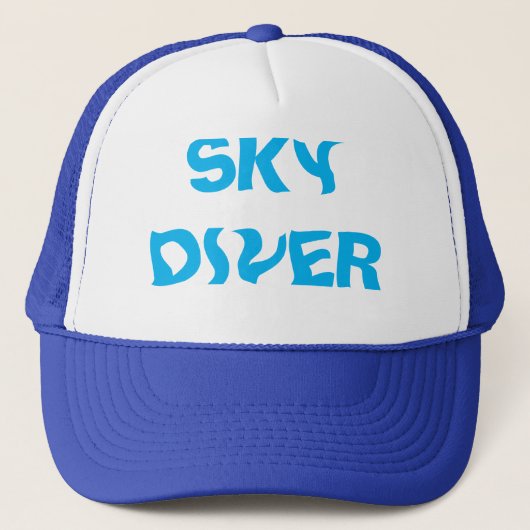 Sky Diver Trucker Hat Truckerkappe (Vorderseite)