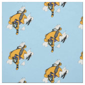 Sky Diving Cat von Wenn Katzen Daumen haben Stoff (Muster)