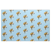 Sky Diving Cat von Wenn Katzen Daumen haben Stoff (Fat Quarter (45,7 x 55,9 cm))