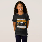 Sky Diving Daughter Weihnachtsgeschenk oder Geburt T-Shirt (Vorne ganz)