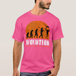 Sky Diving Funny Human Evolution T-Shirt