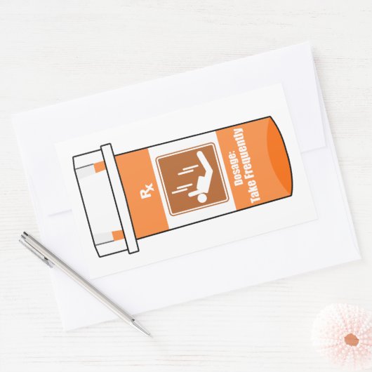 Sky Diving Is My Drug Rechteckiger Aufkleber (Umschlag)