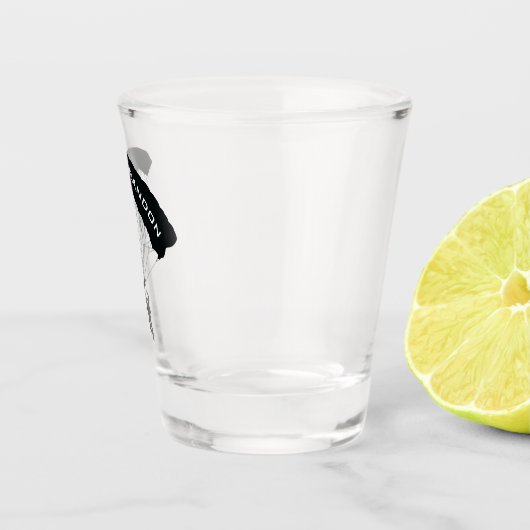 Sky Diving Parachuting Design Shot Glass Schnapsglas (Rechts)