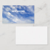 Sky Diving Visitenkarte (Vorne/Hinten)