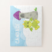 Sky Dragon Kid ist Personalisiert Puzzle (Vertikal)