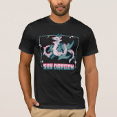 Sky Dragon Pixel art T-Shirt (Vorderseite)