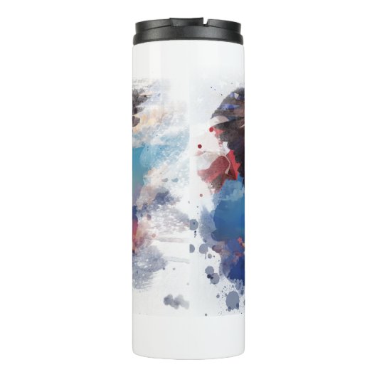 *~* Sky EAGLE Patriotic We The People Flag AP16 Thermosbecher (Rückseite)