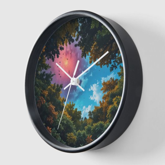 Sky Fall Wall Clock Uhr (Winkel)