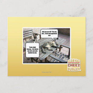 Sky fällt postkarte