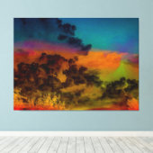 Sky Fantasy Leinwanddruck (Insitu (Holzboden))