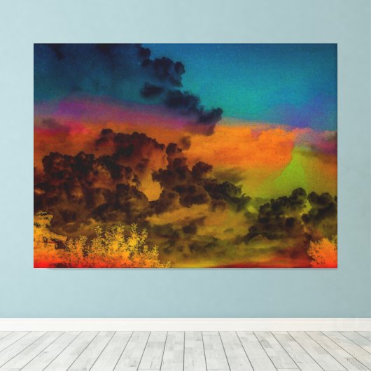 Sky Fantasy Leinwanddruck (Insitu (Holzboden))