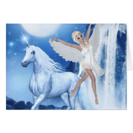 Sky Fee Asparas und Unicorn (Vorderseite (Horizontal))